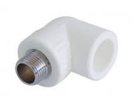 Коліно біле (Кут) KALDE різьба зовнішня КРН ∅ 25х3/4 Харків - фото 1