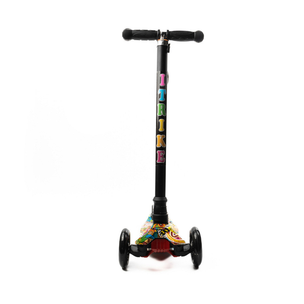 Самокат дитячий триколісний iTrike MAXI JR 3-055-3-WP5 висота керма 78-87 см підніжка 32x13 см Чорний Кам'янець-Подільський - фото 3