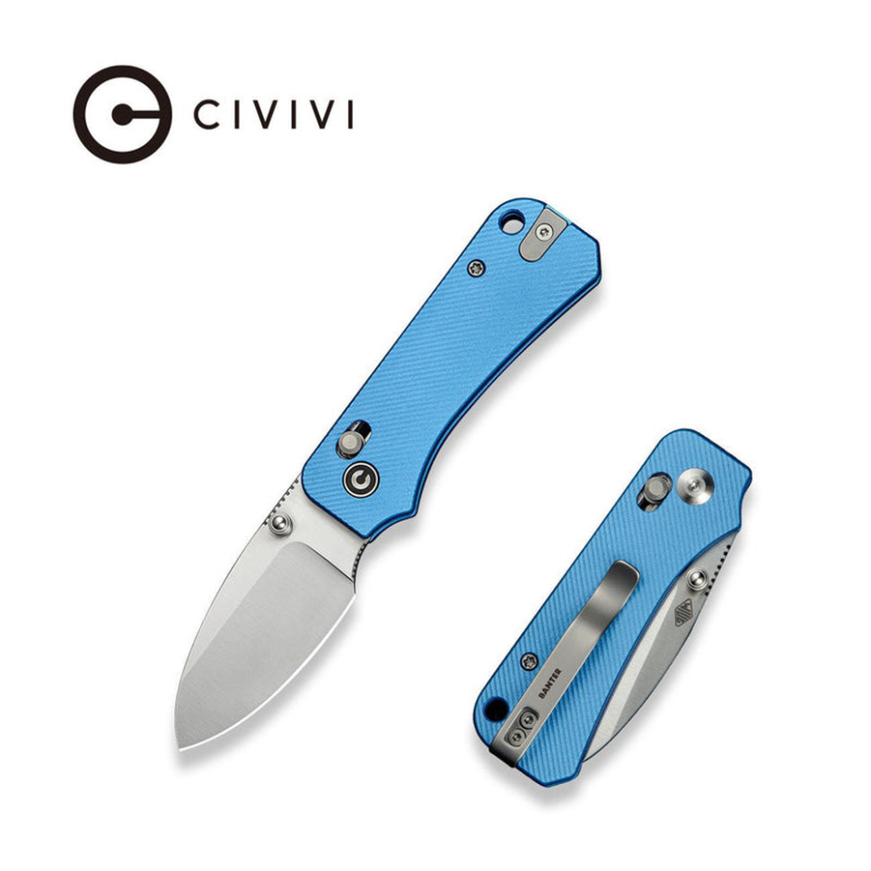 Ніж складаний кишеньковий Civivi Baby Banter 2, (5.9 см) Nitro-V / Aluminum синій Київ - фото 10