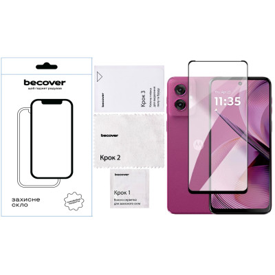 Скло захисне BeCover Motorola Moto G05 Black (713413) Вінниця - фото 4