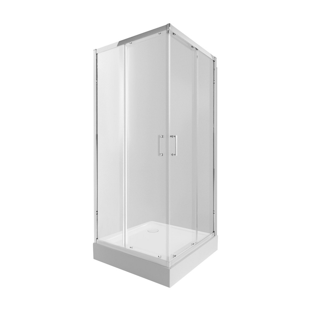 Набір Qtap душова кабіна Taurus CRM1011SC6 Clear 100х100 см + піддон Tern 301112 Київ - фото 10