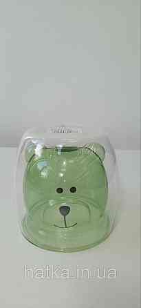 Піала без ручки чашка подвійне скло Olens "Зелений Умка" 250 мл зелена Київ