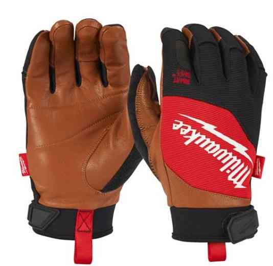 Рукавиці робочі MILWAUKEE з шкіряними вставками, (розмір 7/S) Одесса