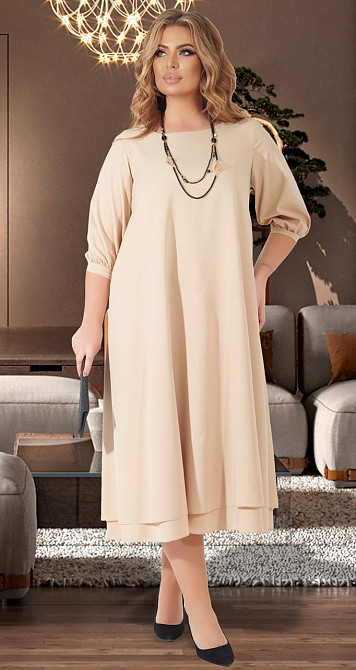 Ошатне шифонове плаття великого розміру (56) Київ - фото 2