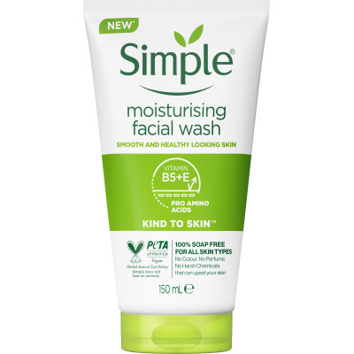 Гель для умывания Simple Kind to Skin Moisturising Facial Wash 150 мл (5011451103870) Винница - изображение 1