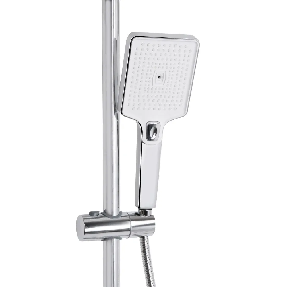 Душова система з виливом Qtap Presto на три споживачі QTPRE111CRW45580 хром/біла Київ - фото 5