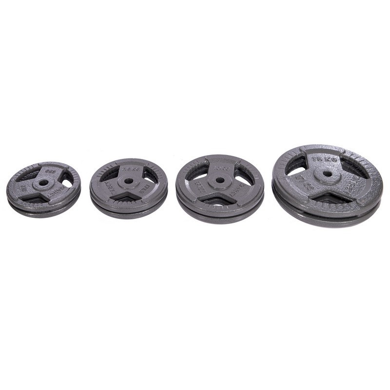 Штанга пряма зі сталевими блінами на 80 кг довжина-1,8 мм SPORT 2431-80 Київ - фото 7