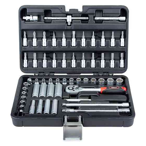 Набор торцевых насадок и бит 1/4