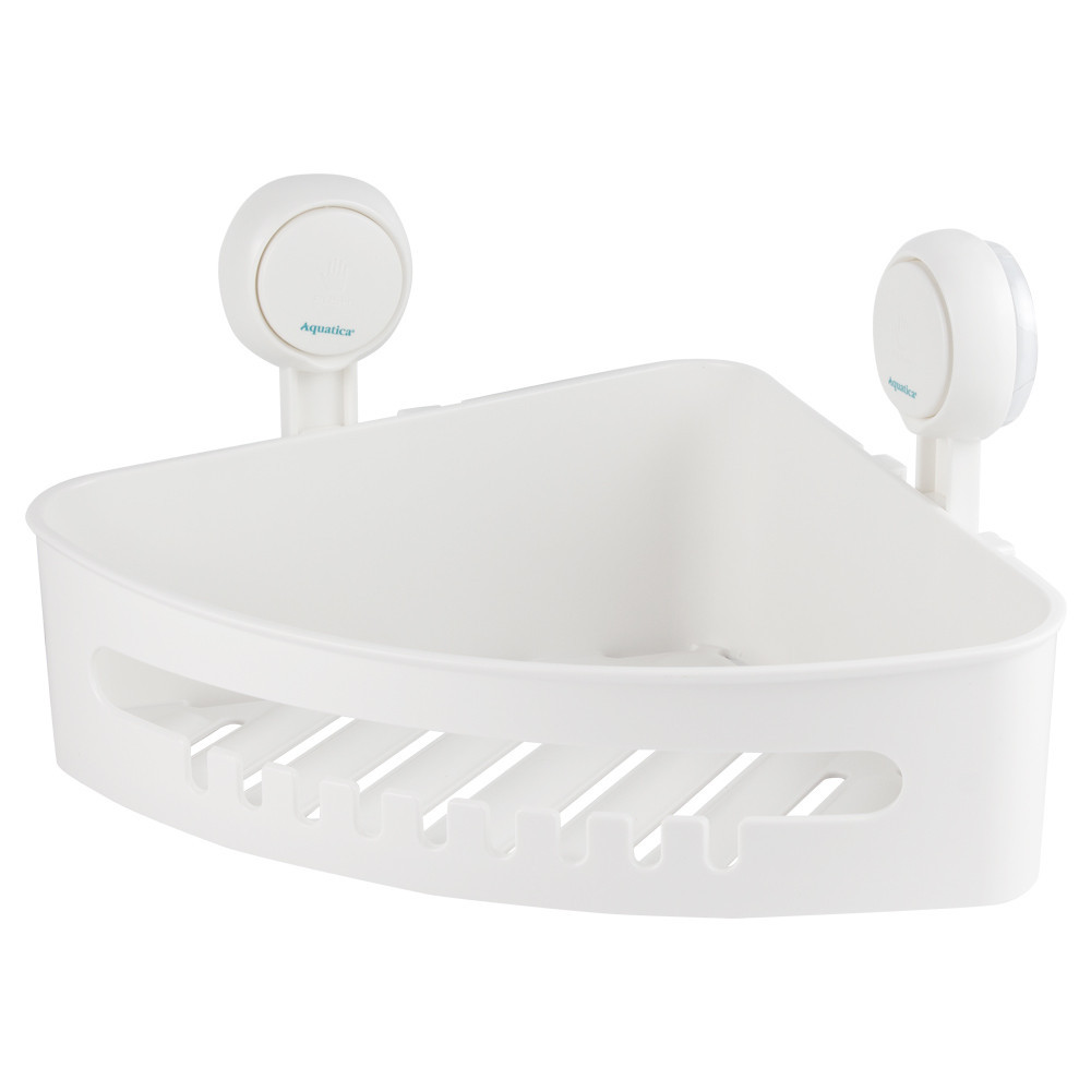 Кошик на вакуумних присосках кутовий s42 255×255×105 мм AQUATICA (9784293) Київ - фото 1