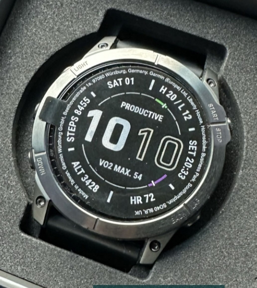 Часы: Garmin Fenix 7x Sapphire Solar DlC Titanium Black 51mm. Харьков - изображение 1