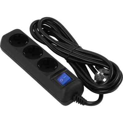 Сетевой удлинитель 2E 2E-U03ESM3BK Винница