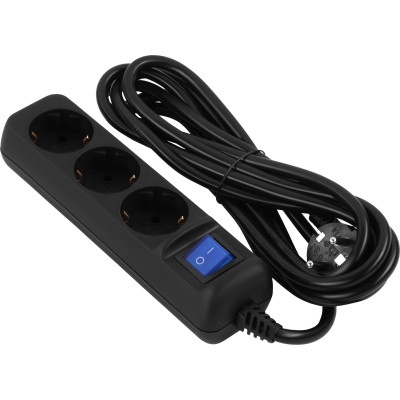 Сетевой удлинитель 2E 2E-U03ESM3BK Винница - изображение 1