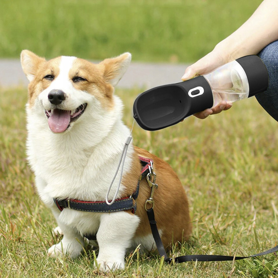 Пляшечка з мискою для тварин для води 200 мл та їжі 100 мл Purlov (21033) Нововолинськ - фото 8