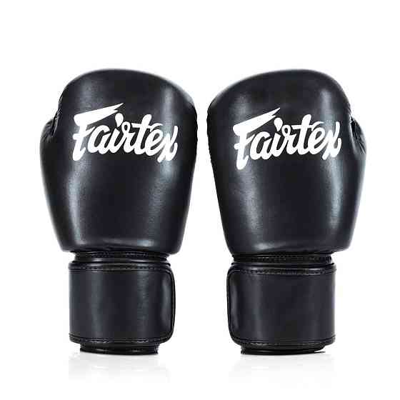 Боксерські рукавиці Fairtex BGV27 Black 10 унцій (бинти в комплекті) Каменское