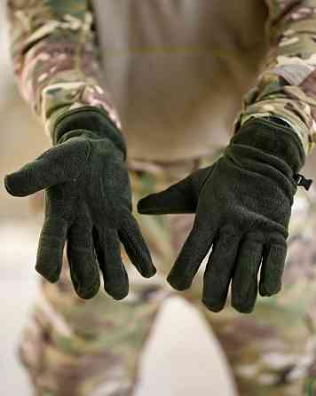 Рукавички флісові олива ВТ6768 Одеса