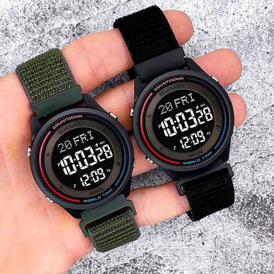 Skmei 2412NAG Army Green Nylon Киев