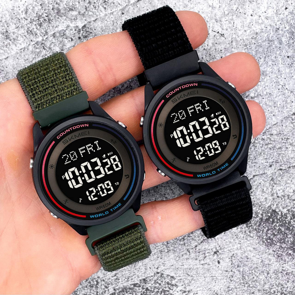 Skmei 2412NAG Army Green Nylon Киев - изображение 5