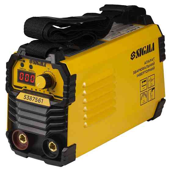Sigma Аппарат сварочный инверторный ММА-140А электрод 4мм дисплей SIGMA (5387561) Коломия