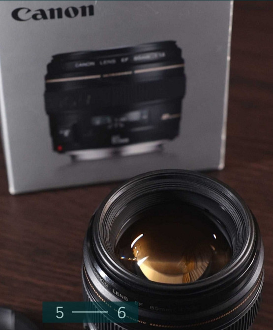 Объектив Canon EF 85mm. F/1.8 USM Киев - изображение 4