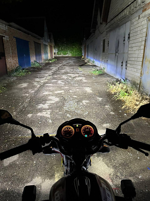 Протитуманны фари універсальні ПТФ бі-лед кругла круглі додаткові фари туманки Bi-LED Fog Lights линза Харків - фото 7