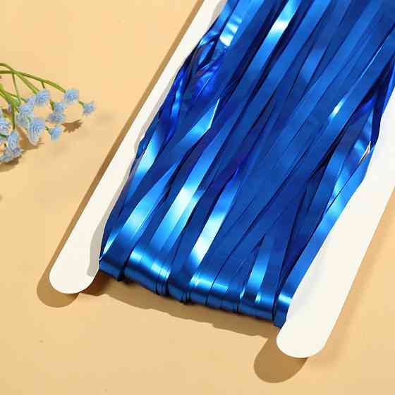 Дождик для фотозоны матовый 3 м на 1 м синий Киев