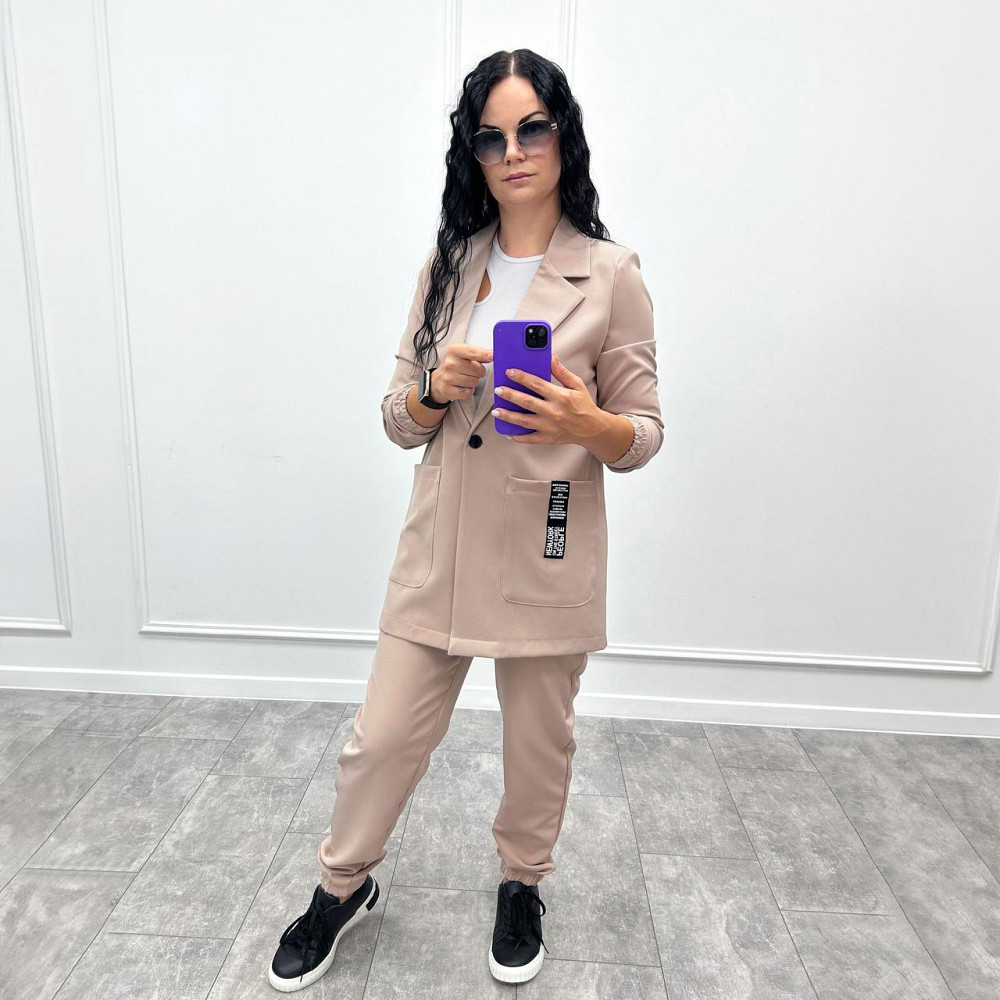 Жіночий повсякденний костюм "Altera" оптом | Батал | Розпродаж моделі Київ - фото 7