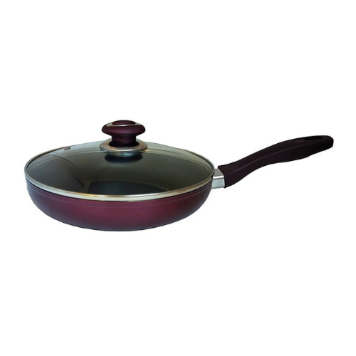 Сковорідка d20см скляна кришка а/п Non Stick пурпур Interos Житомир