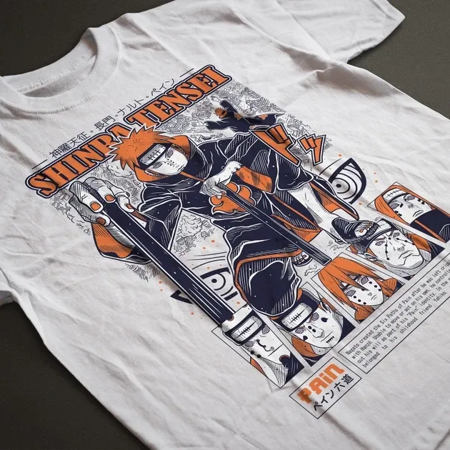 Футболка чоловіча з  принтом Наруто Pain Shinra Tensei WE Розмір 48 Дніпро - фото 4