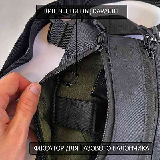 Сумка тактическая для документов, Тактические мессенджеры сумки, Мужская тактическая сумка барсетка BD-76 Львов