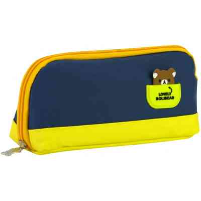 Пенал Cool For School 1 відділення Блакитний (B-8694-dk.blue) Вінниця