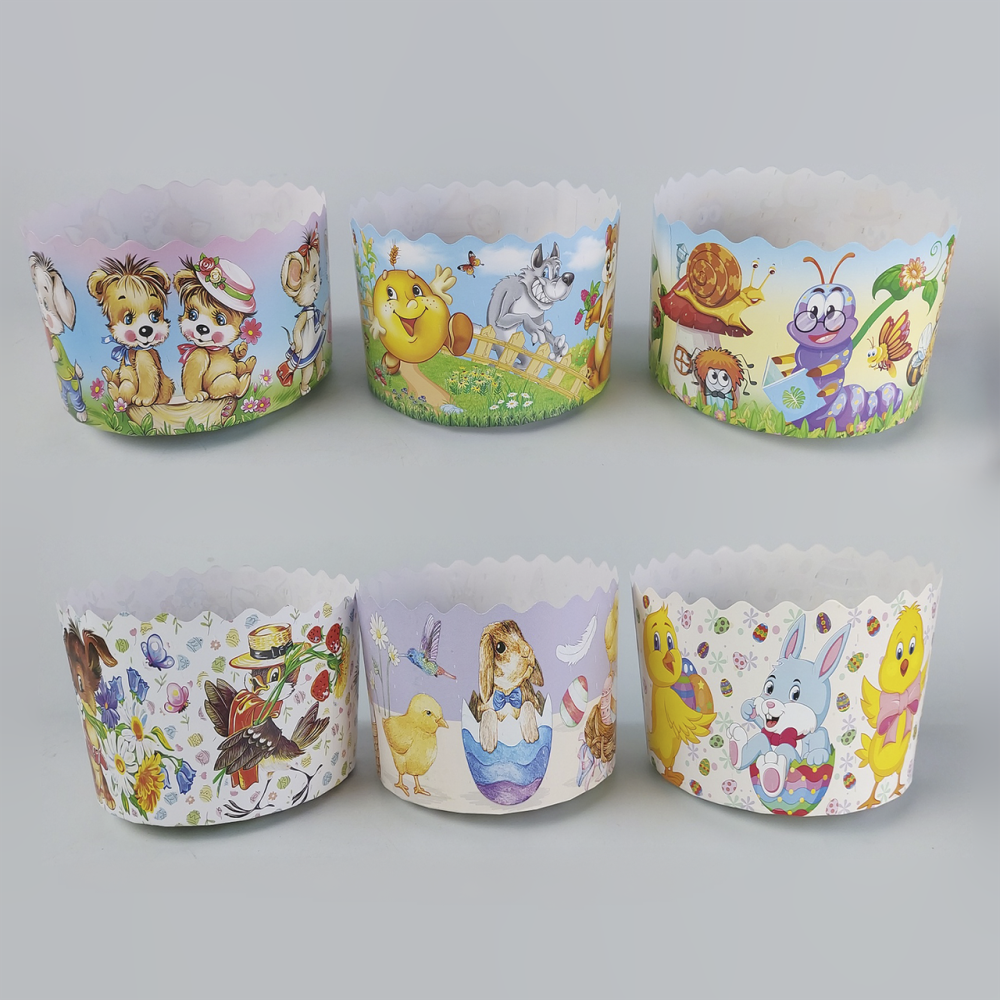 Формы бумажные для паски (85*130) Сказочная (400гр) (50 шт) Харьков - изображение 1