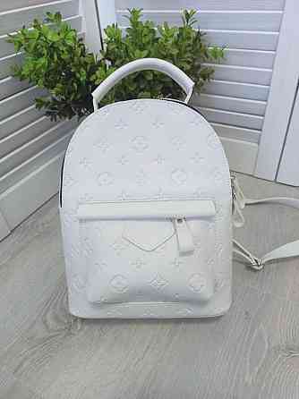 Жіночий рюкзак класичний брендовий. Жіночий маленький брендовий рюкзак Білий 816 Київ
