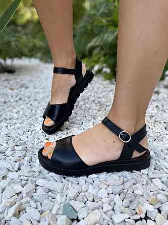 Mermaid Босоніжки жіночі Mermaid 20-1 чорні (літо, шкіра натуральна) (978) Коломыя