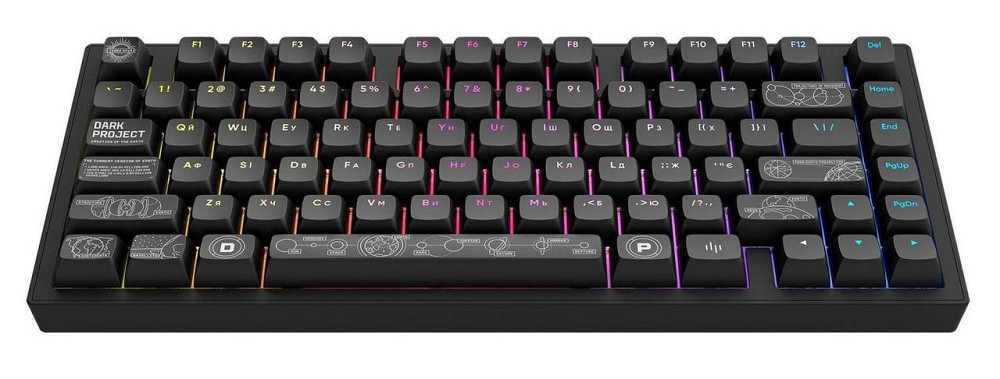 Клавіатура Dark Project ALU81 Terra Nova Black (DPKB_NOVA_81_ANSI_BLACK_UA) ( Чорний ) Харків - фото 8