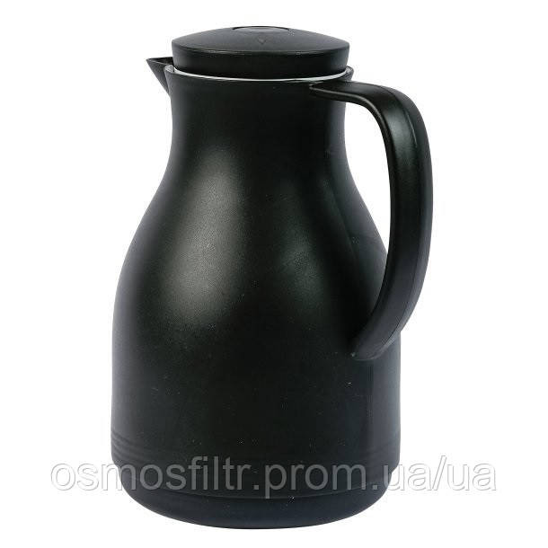 Термос Axentia 1 л з кнопкой чёрный (135290) Киев - изображение 3