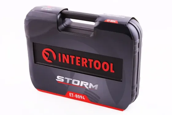 Набір голівок і насадок 94 ед. Intertool Storm 1/2, 1/4 Вінниця
