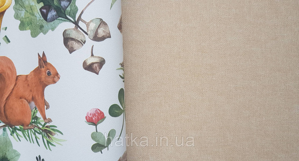 Шпалери флізелінові екологічно чисті Rasch Kids World 0.53х10 однотонні матові коричневі Київ - фото 2