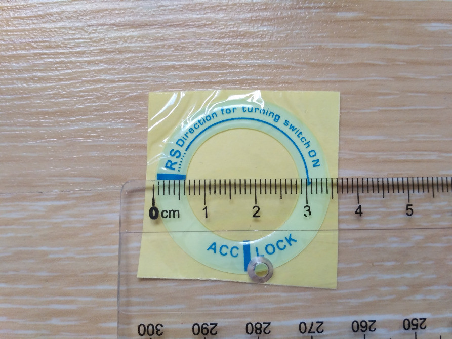 Наклейка на замок зажигания фосфорная авто, мото Киев - изображение 4