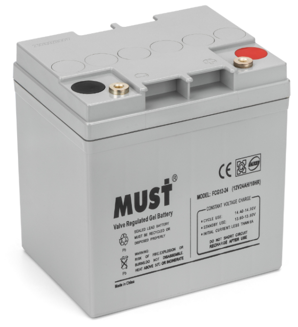 Гелевый Аккумулятор Must 12V 24Ah Fcg12-24 Киев - изображение 3