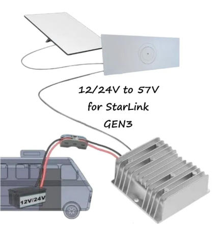 Перетворювач напруги StarLink Gen3 9-36В в автомобілі Київ