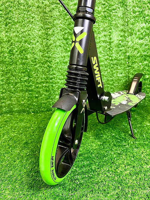 Самокат міський Scooter Extreme 2-х колісний Зелений (SK2438) Чернігів - фото 10
