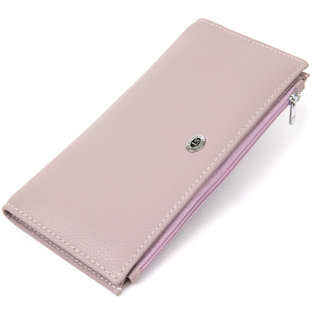 Жіночий шкіряний гаманець Ліловий (ST Leather) Київ - фото 5