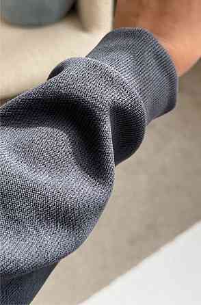 Жіночий стильний костюм-двійка: кофта та штани вельвет на щільному флісі Графіт, 40/42 Одеса