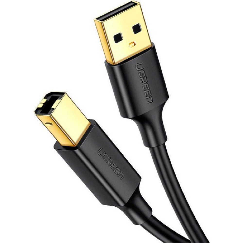 Кабель UGREEN US135 USB 2.0 AM to BM Print Cable 1m (Black) (UGR-20846) Киев - изображение 1
