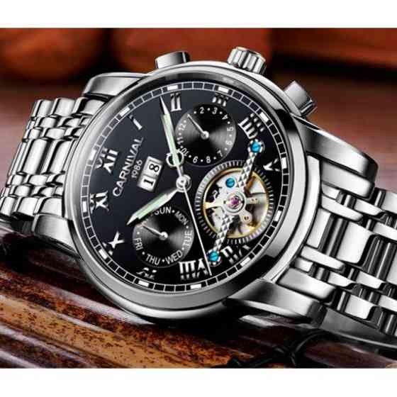 Годинник чоловічий механічний Carnival First Magnetic (2 ремінці) Вінниця