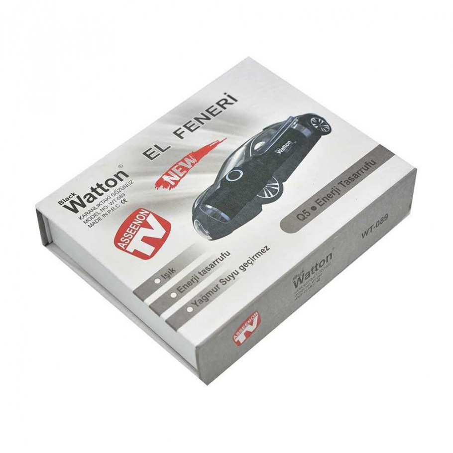 Аккумуляторный ударопрочный фонарик в металлическом корпусе Watton WT-089 светодиодный фонарь Каменец-Подольский - изображение 9