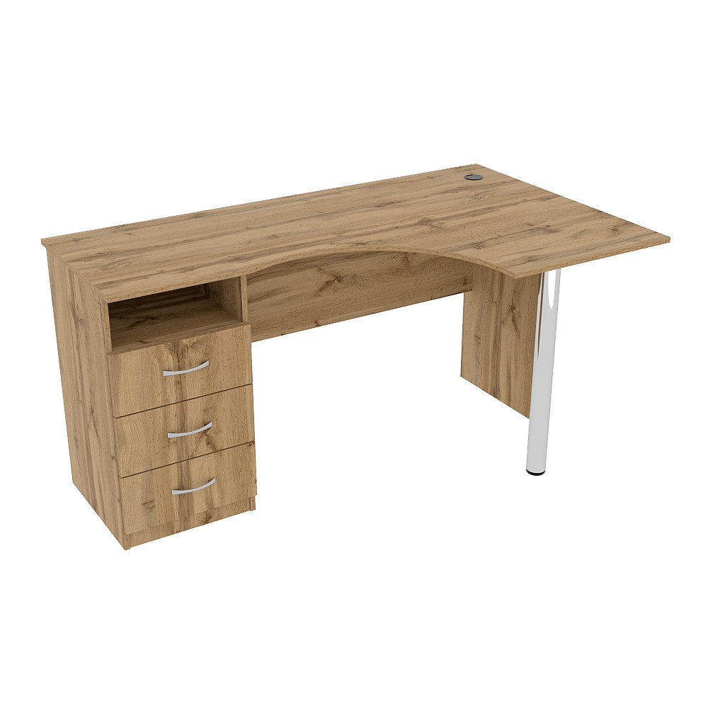 Стол угловой ОСК-2, Дуб Аппалачи, 1500/900/760 Львов - изображение 1