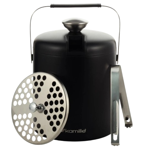 Відро для льоду чорне 7767 KAMILLE Житомир