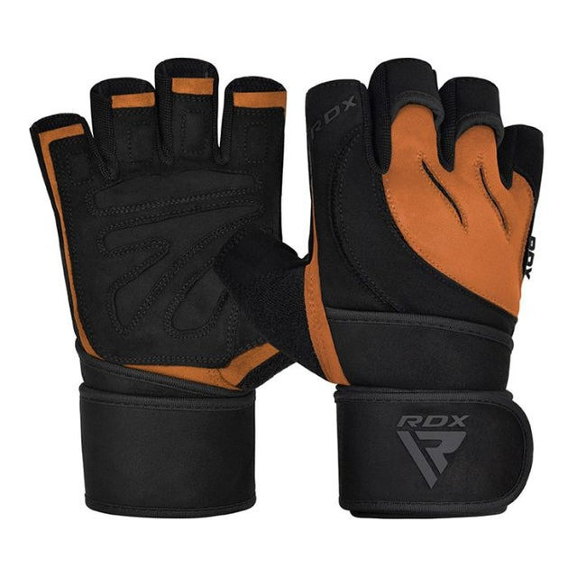Рукавички для фітнесу RDX MICRO TAN/BLACK PLUS-M Каменское - изображение 1