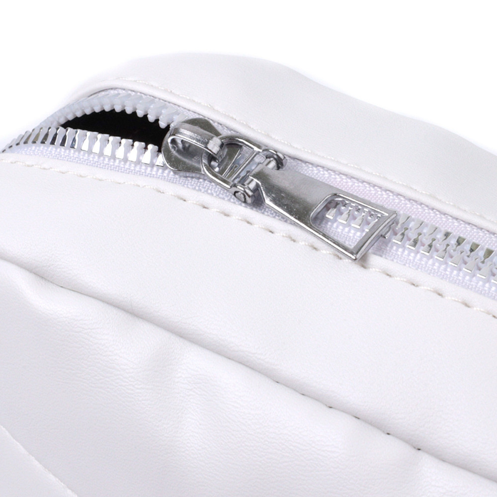 Элегантная женская сумка кросс-боди с монетницей из экокожи Vintage 22798 Белый Киев - изображение 6